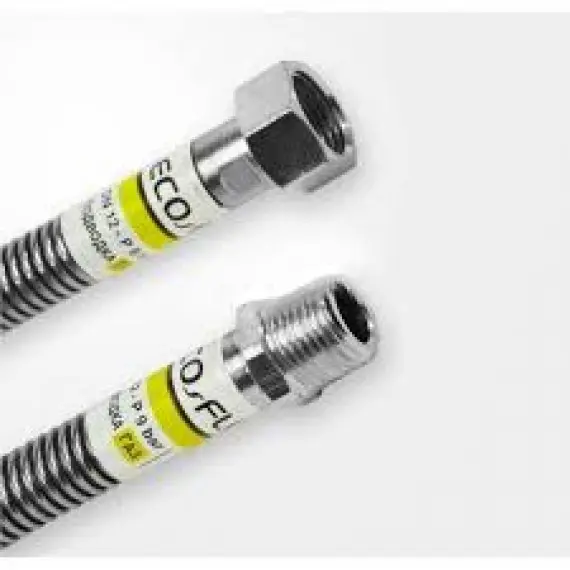 Шланг для газу RR 120см 1/2" ВЗ (нержавійка)