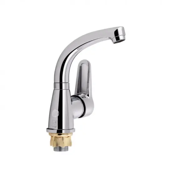 Змішувач Nicole 014F (k35) Chrome Lidz для кухні