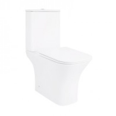 Компак Presto Quadro Rimless 650х340х790 мм, White, з сидінням Slim Duroplast/ Soft-close