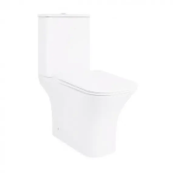 Компак Presto Quadro Rimless 650х340х790 мм, White, з сидінням Slim Duroplast/ Soft-close