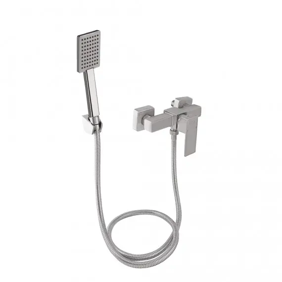 Змішувач Kubis 010F для душу Nickel (k35) Lidz