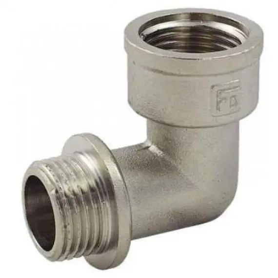 Коліно 3/4"В х 1/2"З нікель