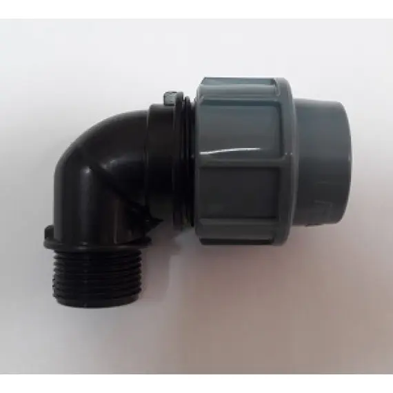 ПЛ Коліно РЗ Ø25х3/4" ПЕ STR