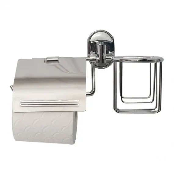 Тримач туалетного паперу та освіжувача з кришкою WAL-KLO2-DL 10шт/уп